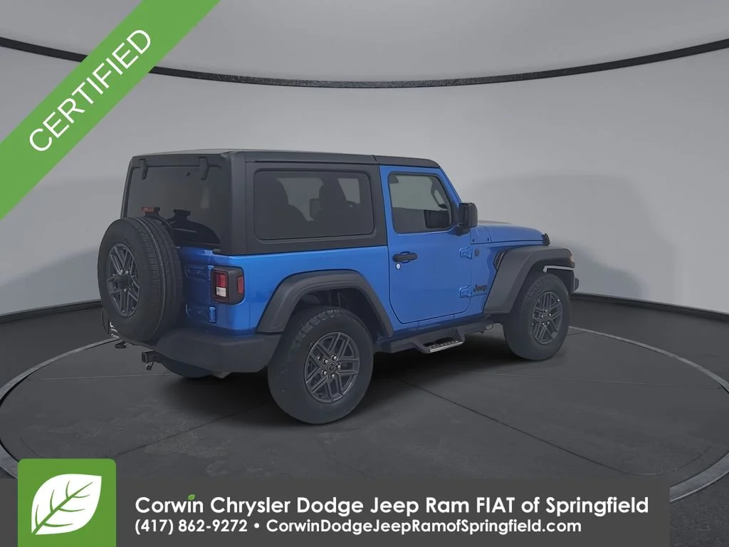 Certified Used 2024 Blue Jeep Sport S image 4