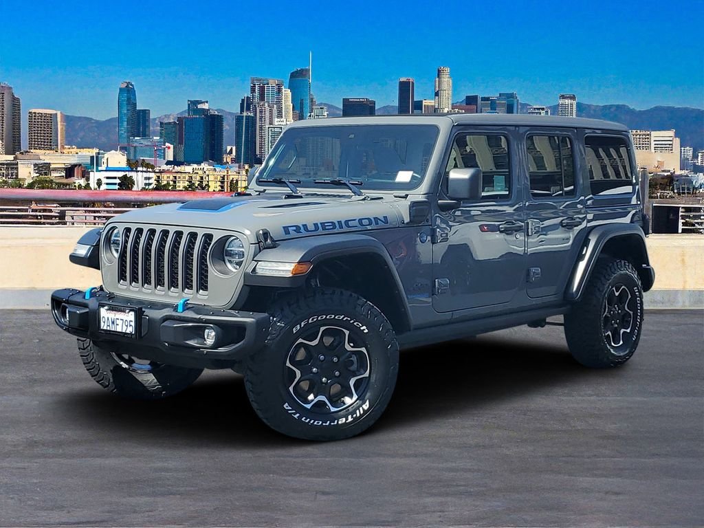 Used 2022 Jeep Wrangler Unlimited Rubicon 4XE with VIN 1C4JJXR67NW172967 for sale in Los Angeles, CA