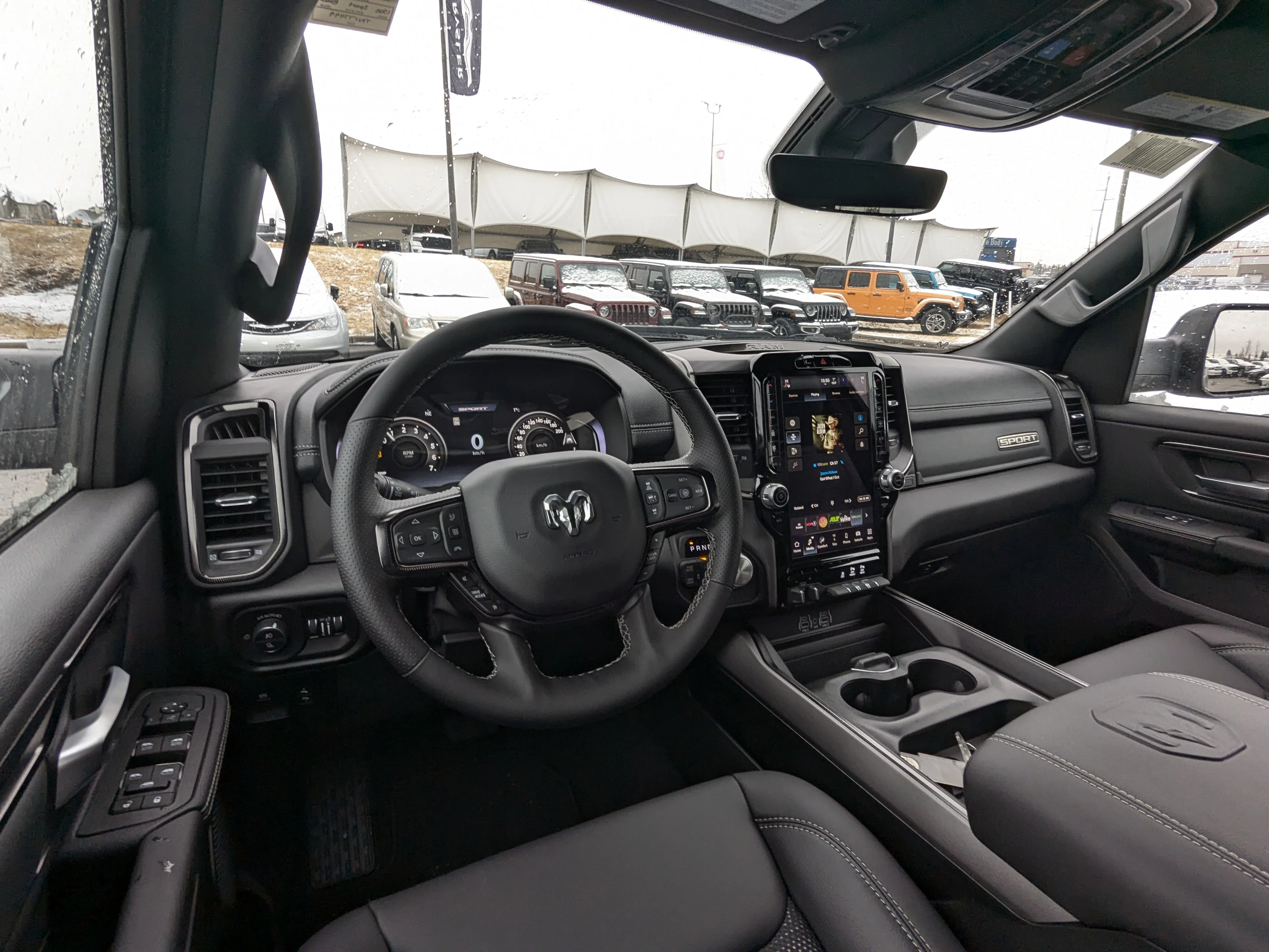 New 2026 Black RAM Sport - 64 Box - PANORAMIC SUNROOF - 360 CAMERA SYSTEM - 12 DISPLAY & TONS MORE! image 26