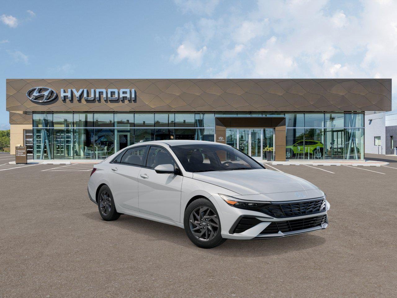 New 2026 Serenity White Hyundai Blue image 2