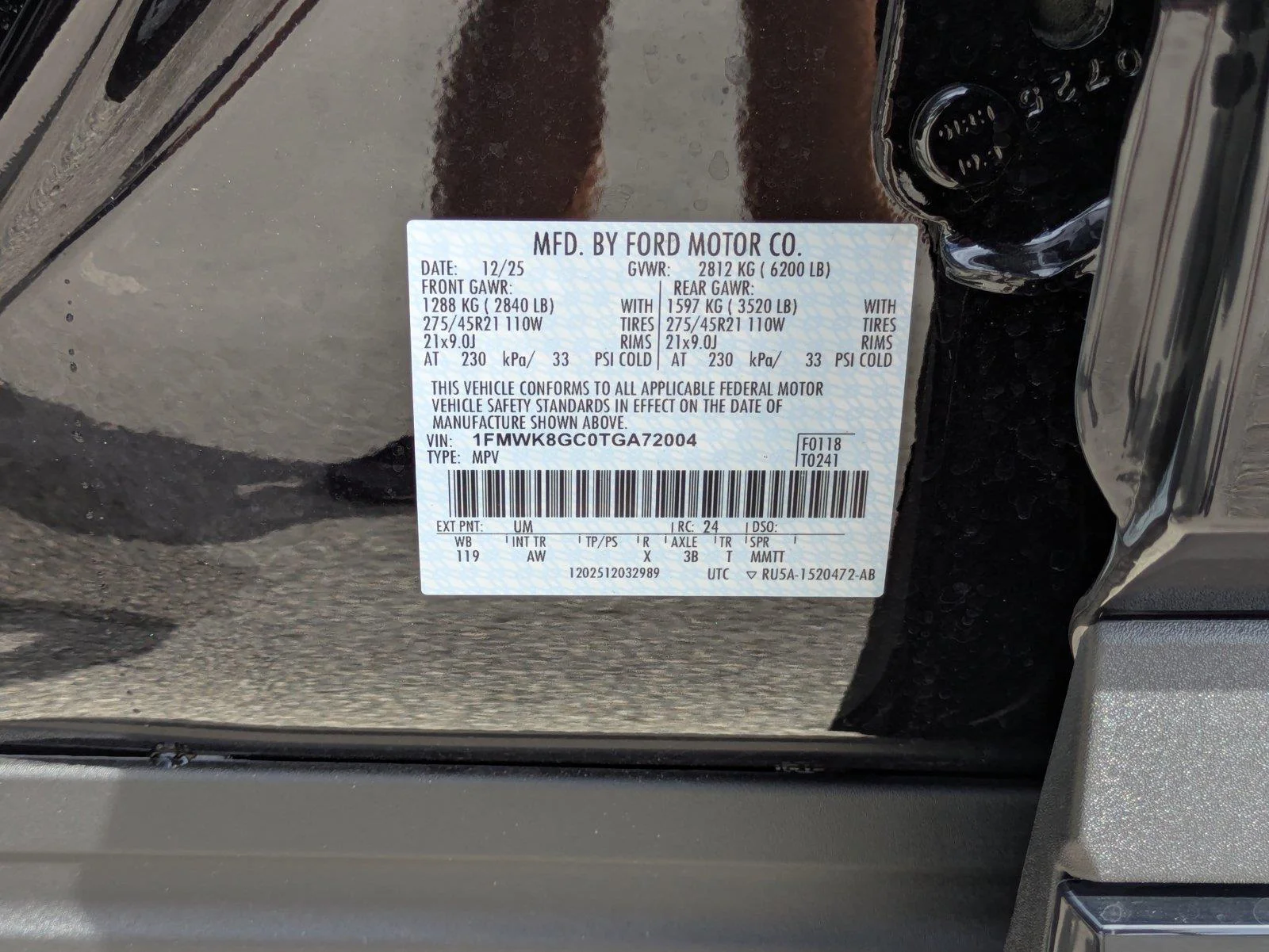 New 2026 Agate Black Metallic Ford ST image 25