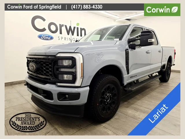 New 2026 Glacier Gray Metallic Tri-Coat Ford F-250® Lariat® image 1