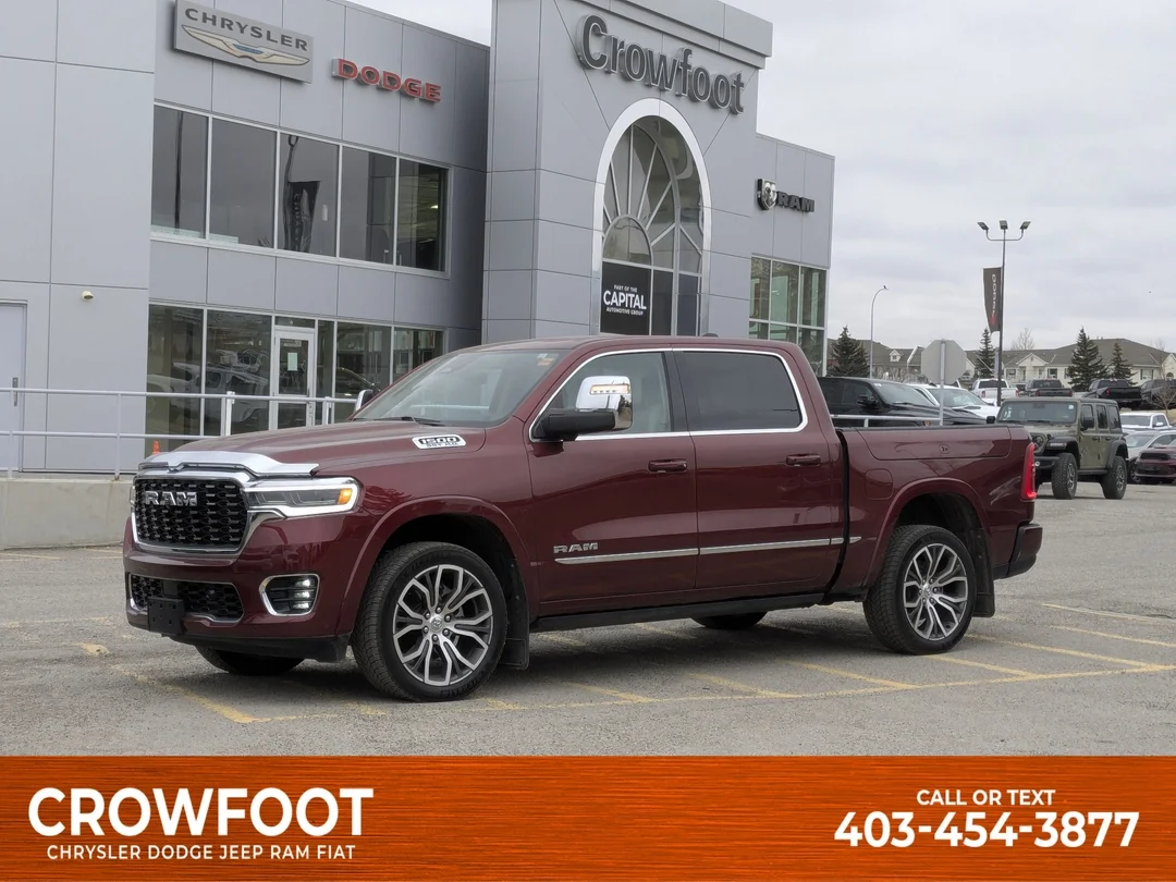 Certified Used 2025 Red RAM Tungsten - - Towing Tech Grp - Trailer Tow Grp - Bed Utility Grp - Multi-Function Tailgate & More! image 1