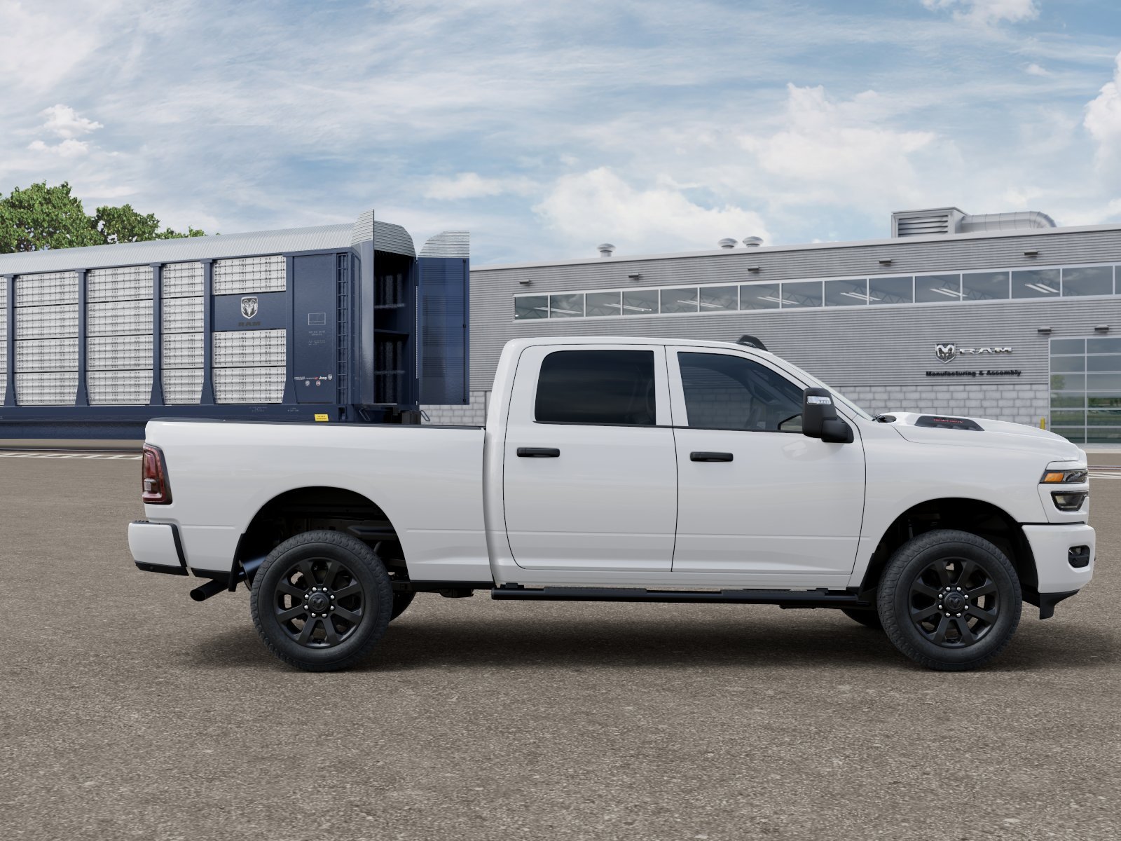 New 2026 Bright White Clearcoat RAM Black Express image 12