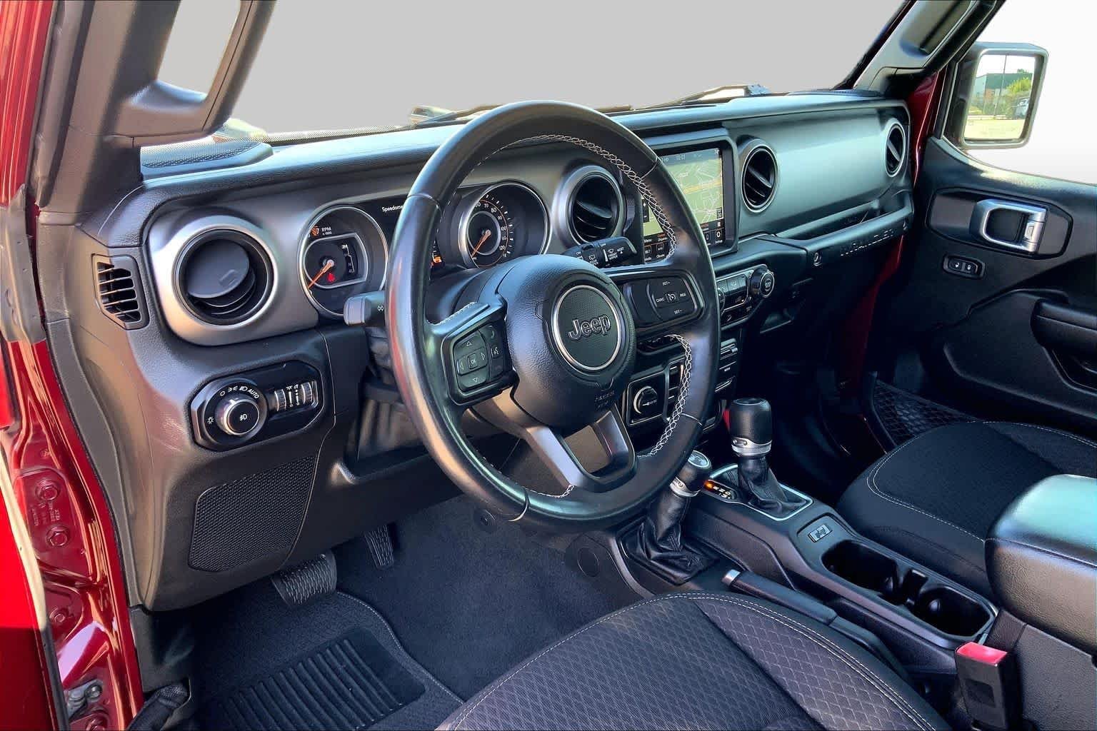 Used 2021 Snazzberry Pearlcoat Jeep Unlimited 80th Anniversary image 17