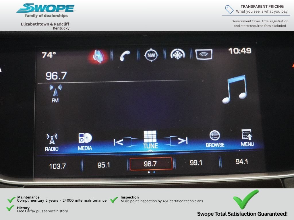 Used 2017 Stellar Black Metallic Cadillac Luxury FWD image 22