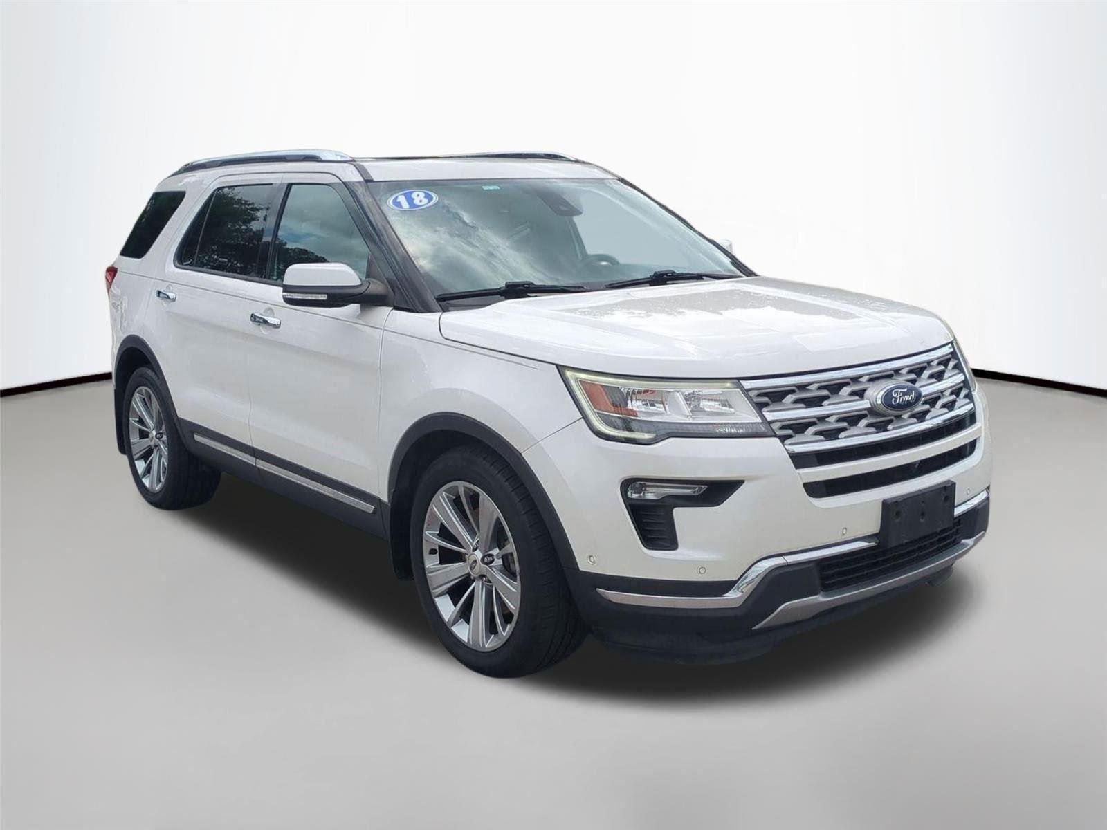 Used 2018 White Platinum Metallic Tri-Coat Ford Limited image 7