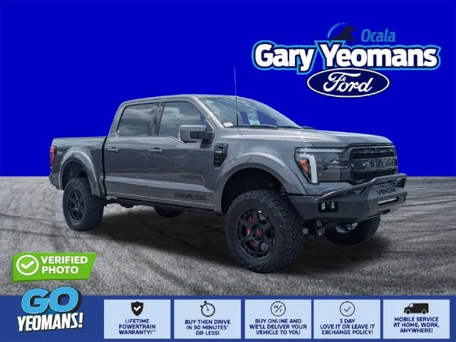New 2026 Carbonized Gray Metallic Ford Lariat® image 1
