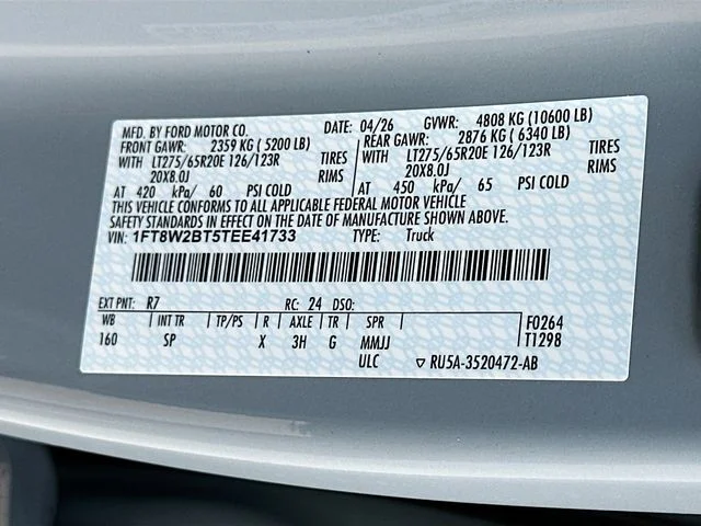 New 2026 Gray Metallic Ford King Ranch image 21