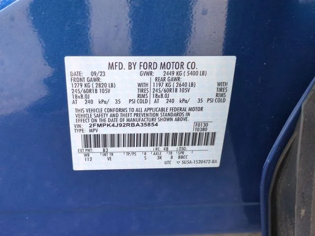 Used 2024 Blue Ford SEL image 35