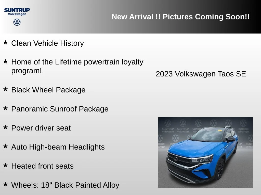 Used 2023 Blue Volkswagen 1.5T SE image 6