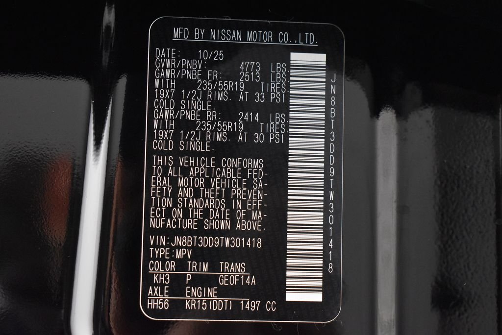 Certified Used 2026 Black Nissan Platinum image 42