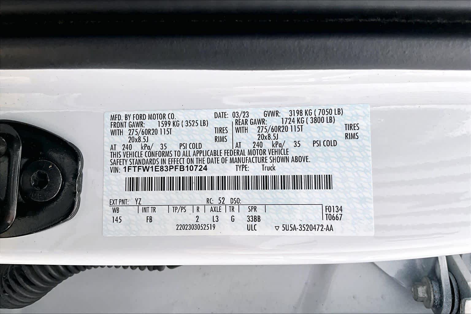 Used 2023 Oxford White Ford XLT image 35