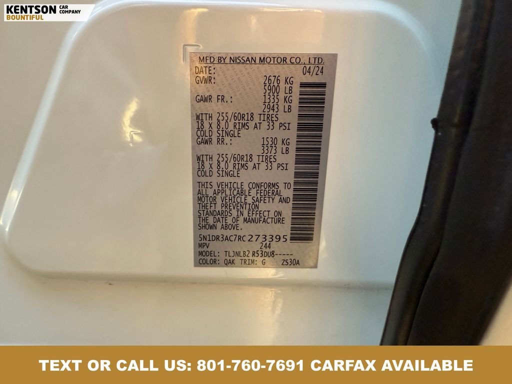 2024 Nissan Pathfinder S - Photo 30