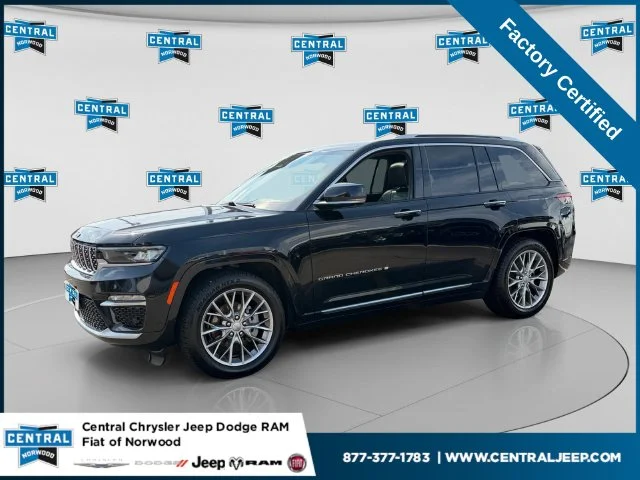 Certified Used 2022 Black Jeep Summit image 1