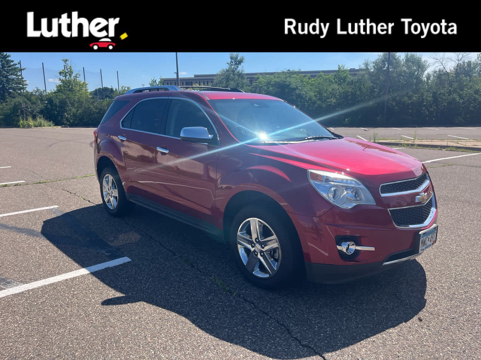 Used 2014 Crystal Red Tintcoat Chevrolet LTZ image 1