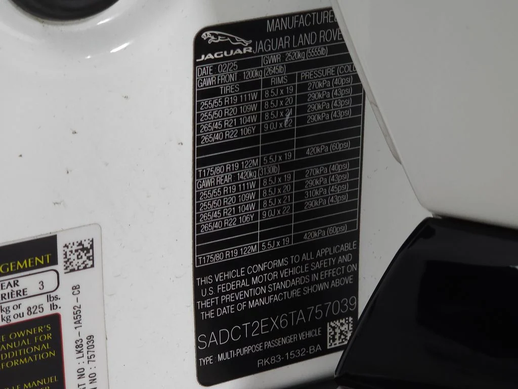 Used 2026 White Jaguar P250 R-Dynamic S image 42