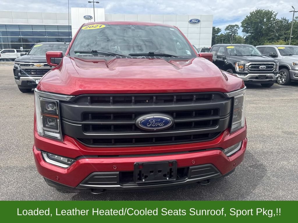 Used 2021 Red Ford Lariat image 9