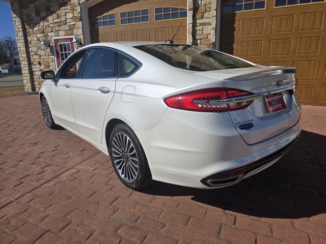 Used 2018 White Platinum Tri-Coat Metallic FORD TITANIUM image 5