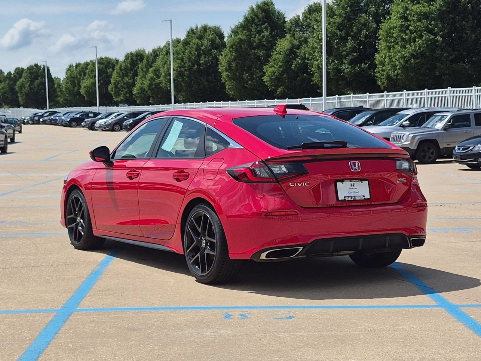 Certified Used 2023 Rallye Red Honda Sport Touring Hatchback image 8