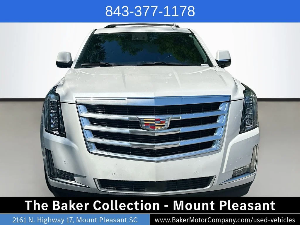 Used 2020 Crystal White Tricoat Cadillac Premium Luxury image 2