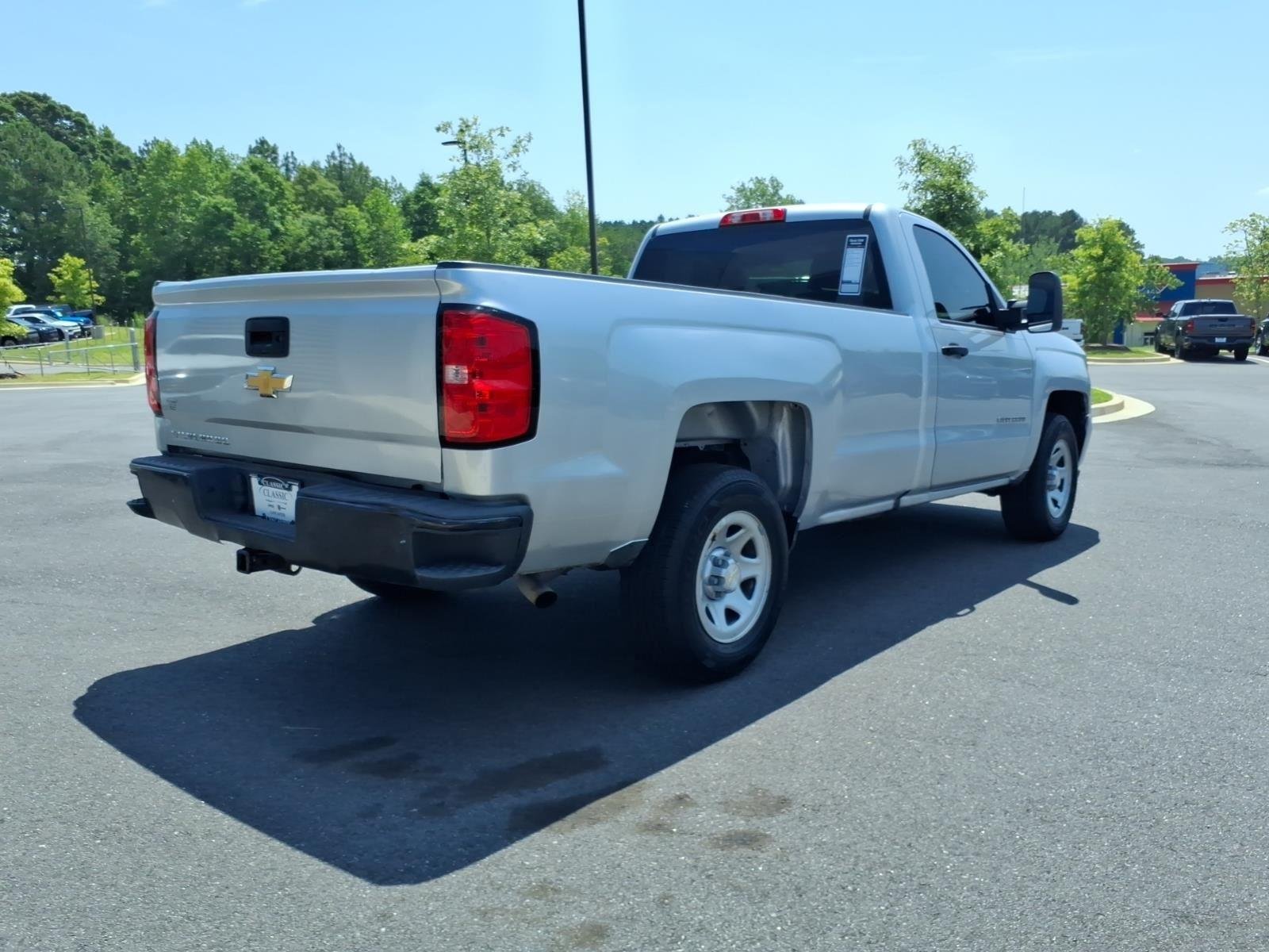 Used 2018 Silver Ice Metallic Chevrolet Work Truck image 2