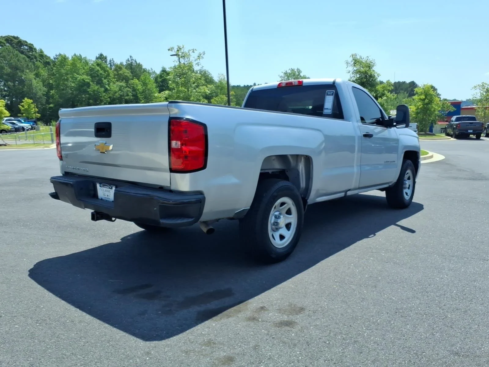 Used 2018 Silver Ice Metallic Chevrolet Work Truck image 2