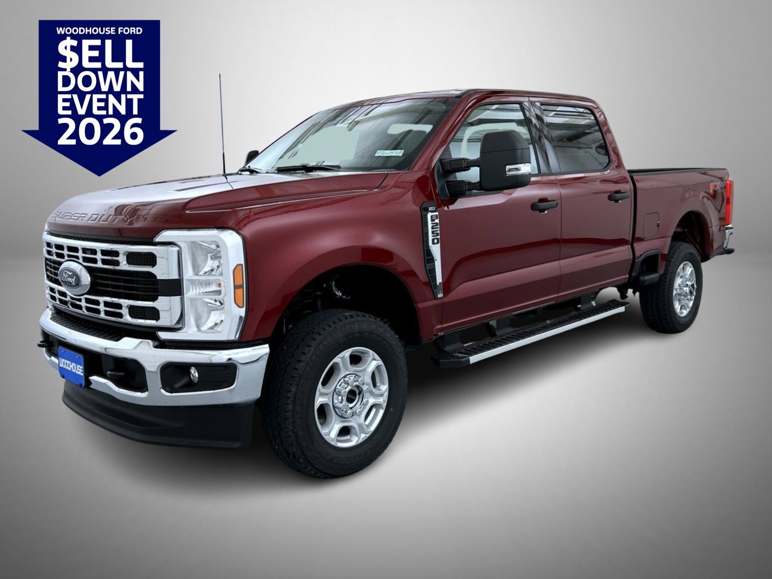 New 2026 Ruby Red Metallic Tinted Clearcoat Ford XLT image 1