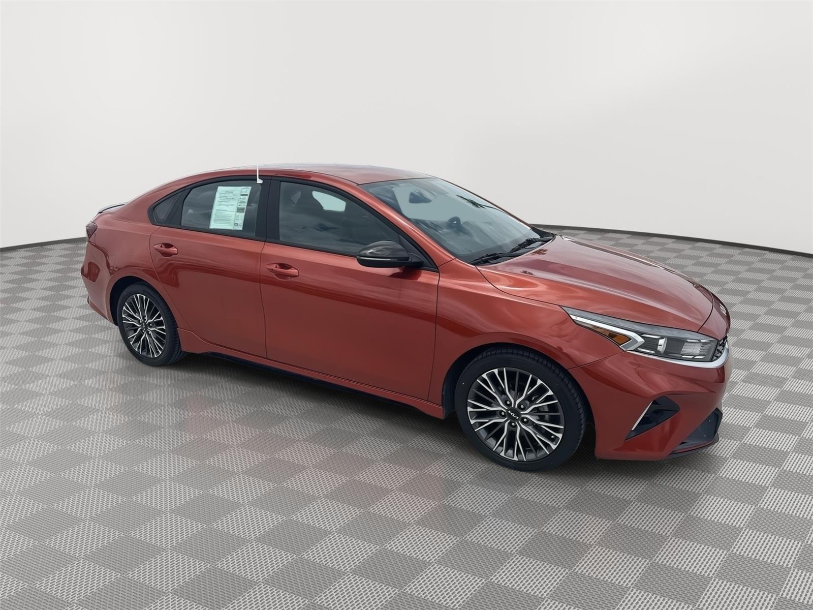 Certified Used 2023 Fire Orange Kia GT-Line image 3