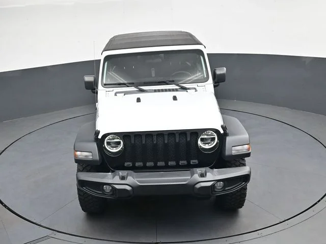 Used 2022 Bright White Clearcoat Jeep Unlimited Willys image 30