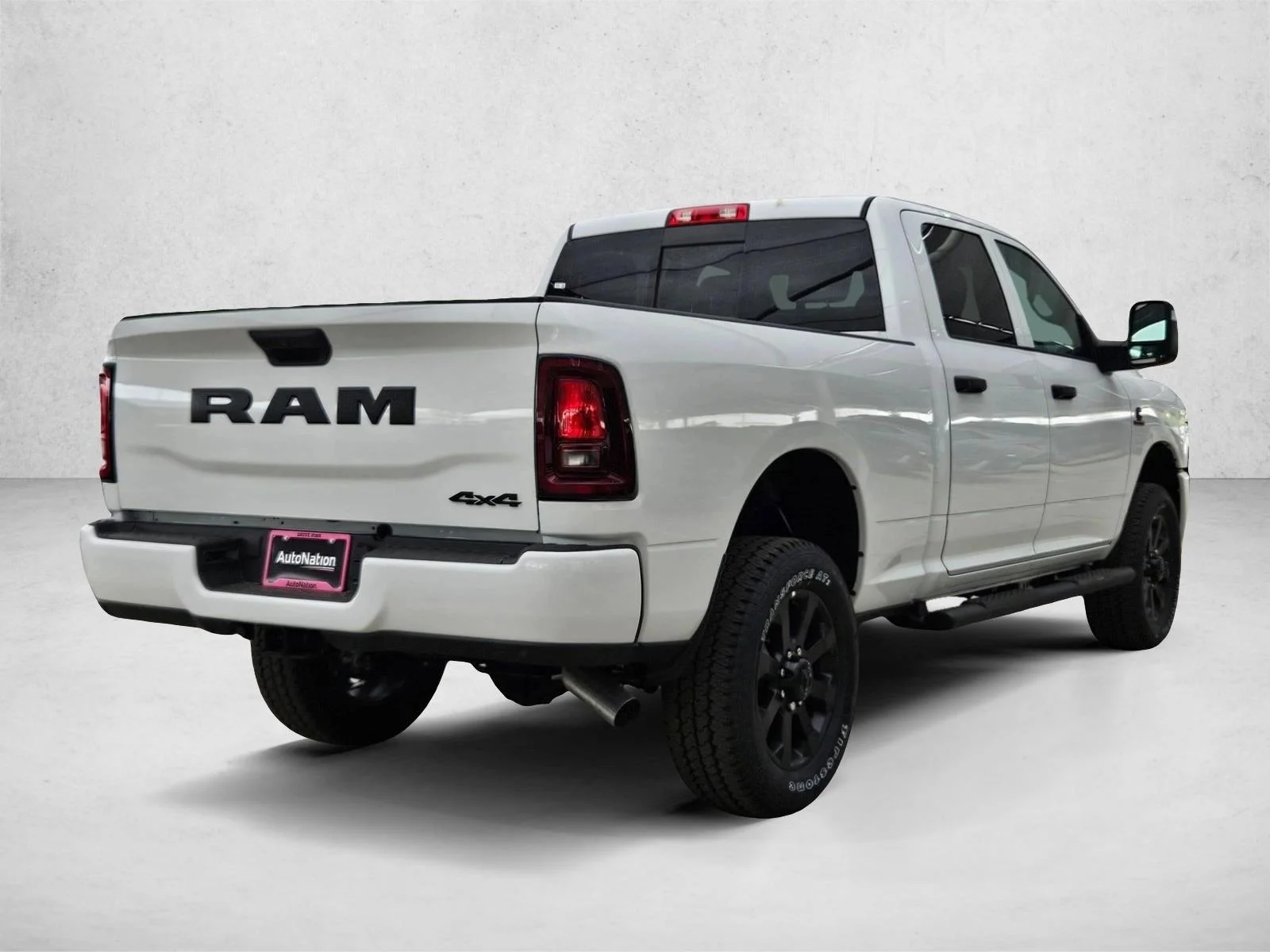New 2026 Bright White Clear-Coat Exterior Paint RAM Black Express image 2