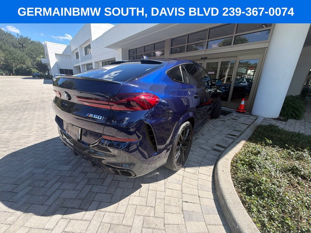 Certified Used 2024 Tanzanite Blue II Metallic BMW M60i image 16
