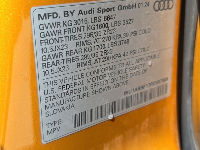 Used 2024 Orange Audi 4.0T image 39