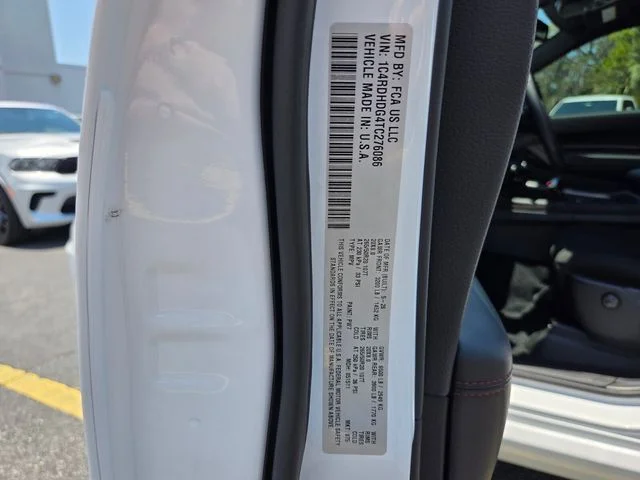 New 2026 White Knuckle Clear-Coat Exterior Paint Dodge GT image 19