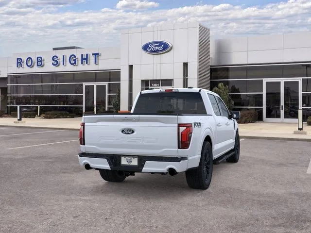 New 2026 Star White Metallic Tri-Coat Ford Lariat® image 8