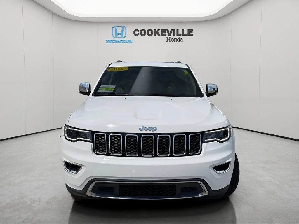 Used 2021 Bright White Clearcoat Jeep Limited image 4
