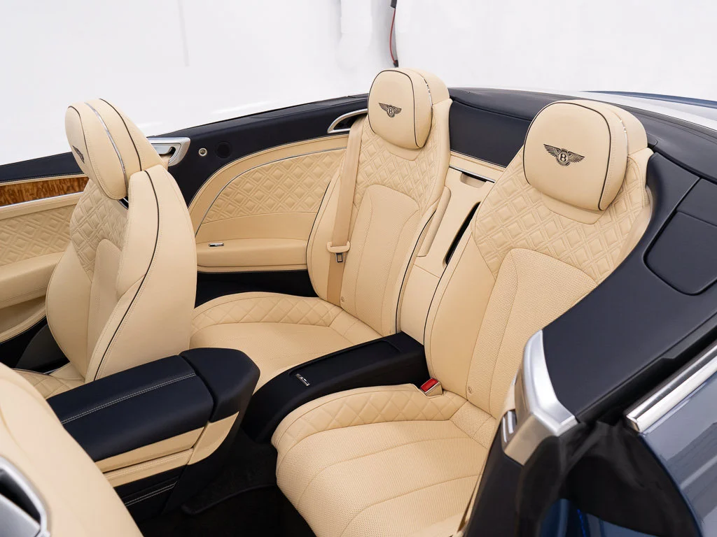Certified Used 2023 Blue Crystal Bentley Azure Convertible image 28