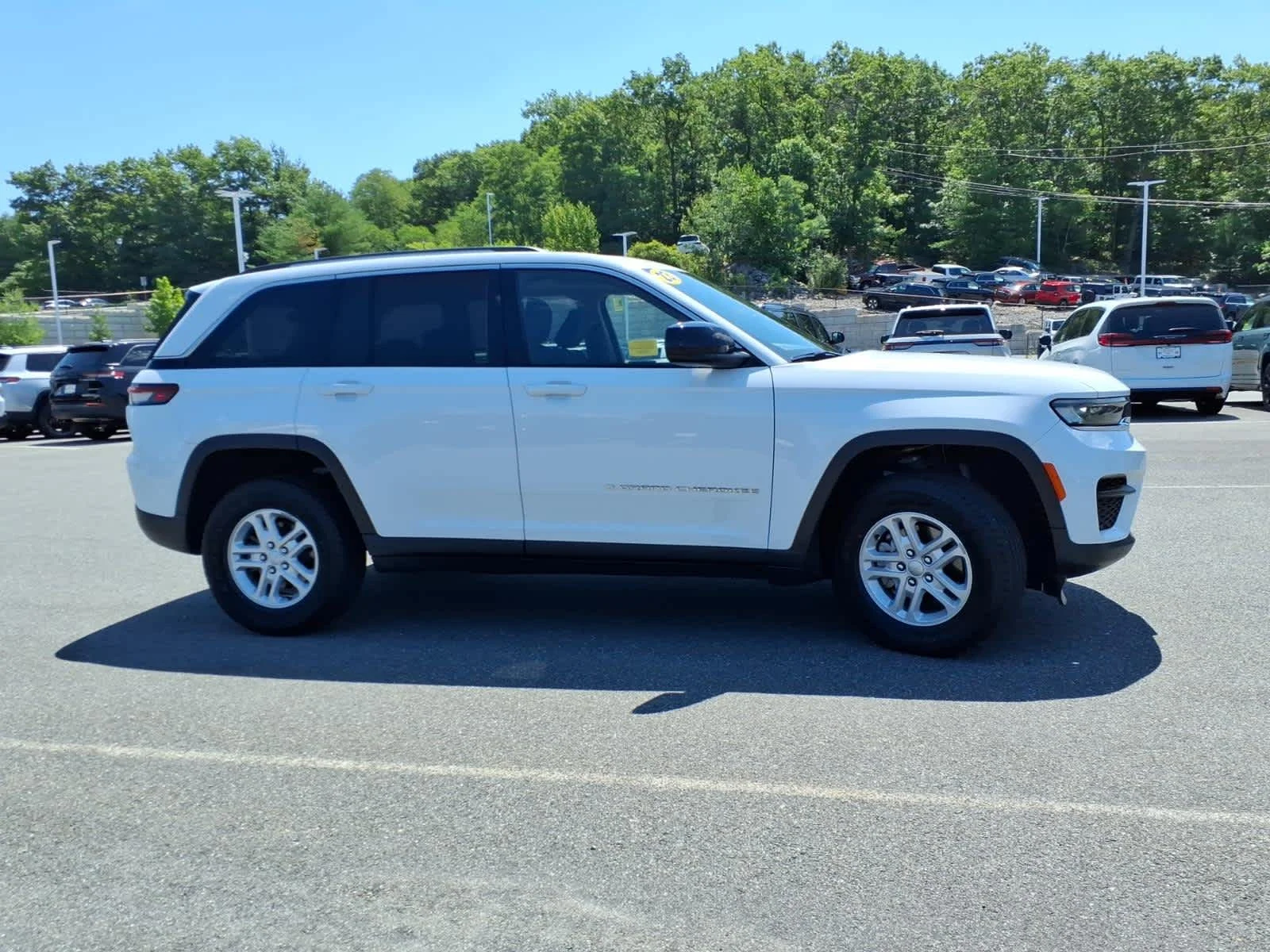 Certified Used 2023 Bright White Clearcoat Jeep Laredo image 6