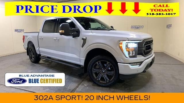 Certified Used 2022 White Metallic Ford XLT image 49