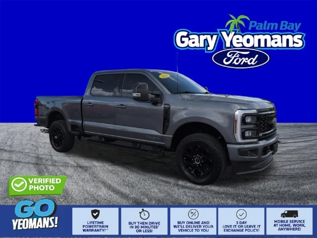 Certified Used 2025 Carbonized Gray Metallic Ford Lariat image 1