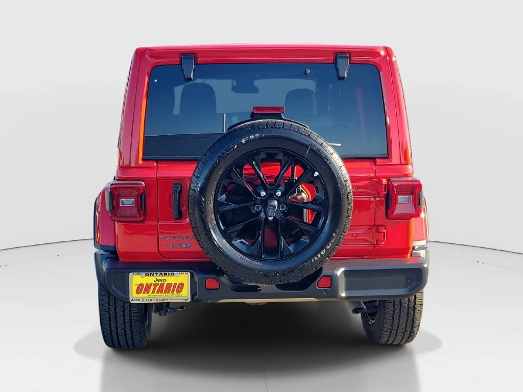 Used 2025 Red Jeep Sahara 4xe image 4