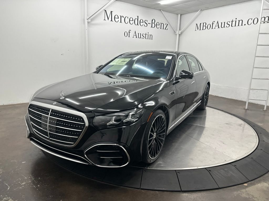 New 2027 Obsidian Black Metallic Mercedes-Benz S 580 image 3