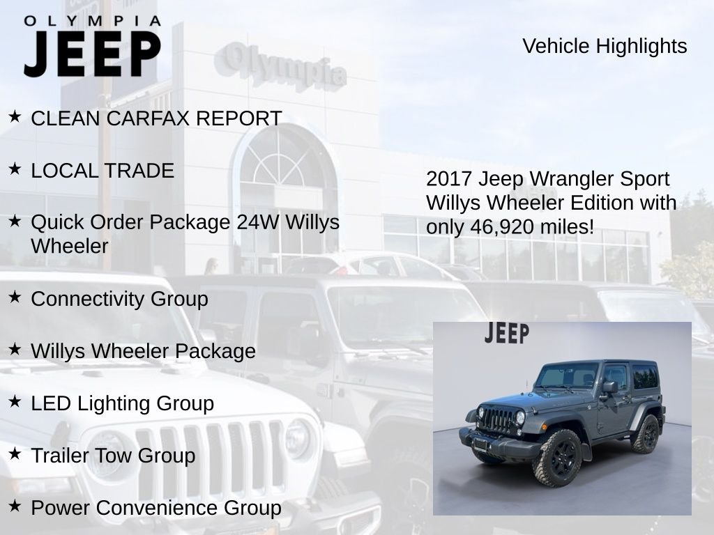 Used 2017 Black Jeep Sport image 7