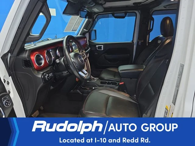 Used 2022 Bright White Clearcoat Jeep Unlimited Rubicon image 11