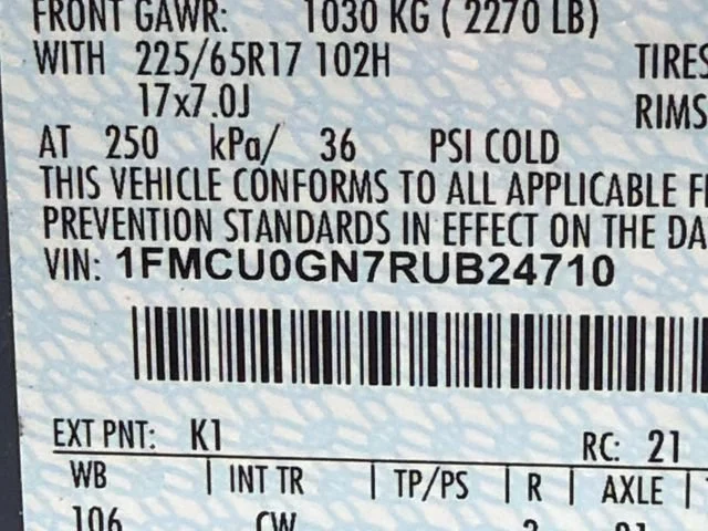 Used 2024 Blue Ford Active image 33