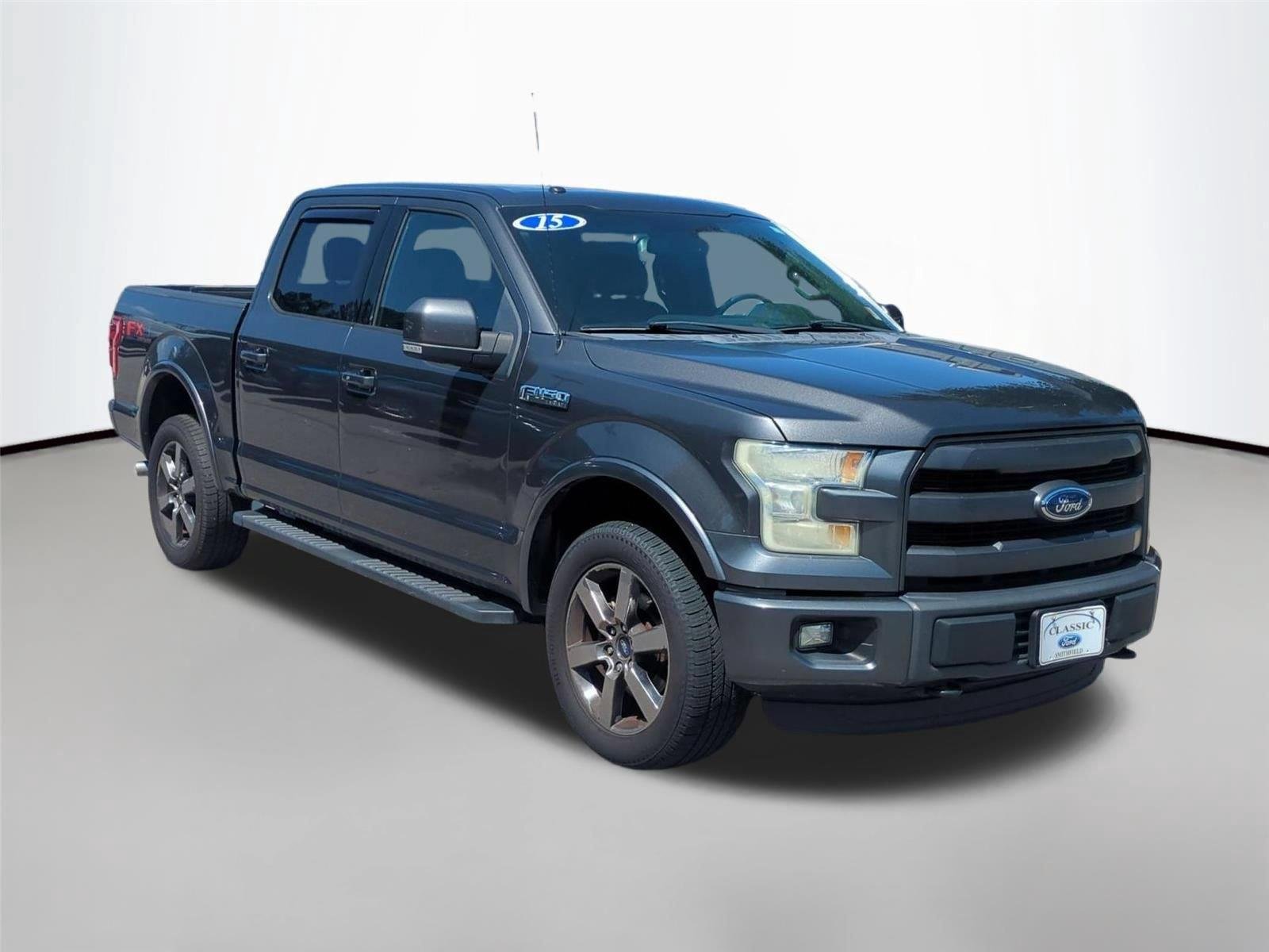 Used 2015 Magnetic Metallic Ford Lariat image 7