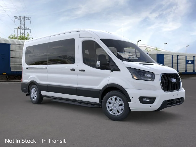 New 2026 Oxford White Ford Passenger Van XLT image 7