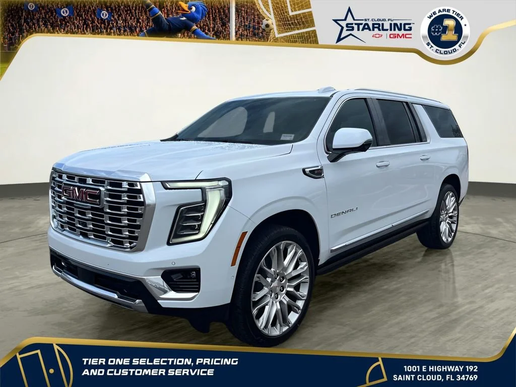 New 2026 Glacier White Tricoat GMC Denali image 1