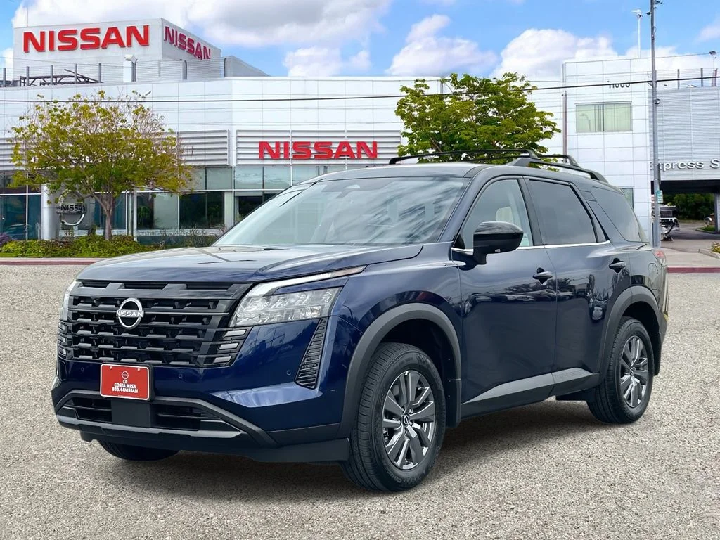 New 2026 Deep Ocean Blue Pearl Nissan SV image 1