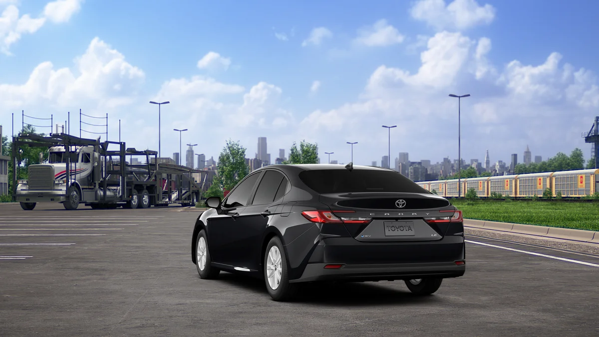 New 2026 Midnight Black Metallic Toyota LE image 7